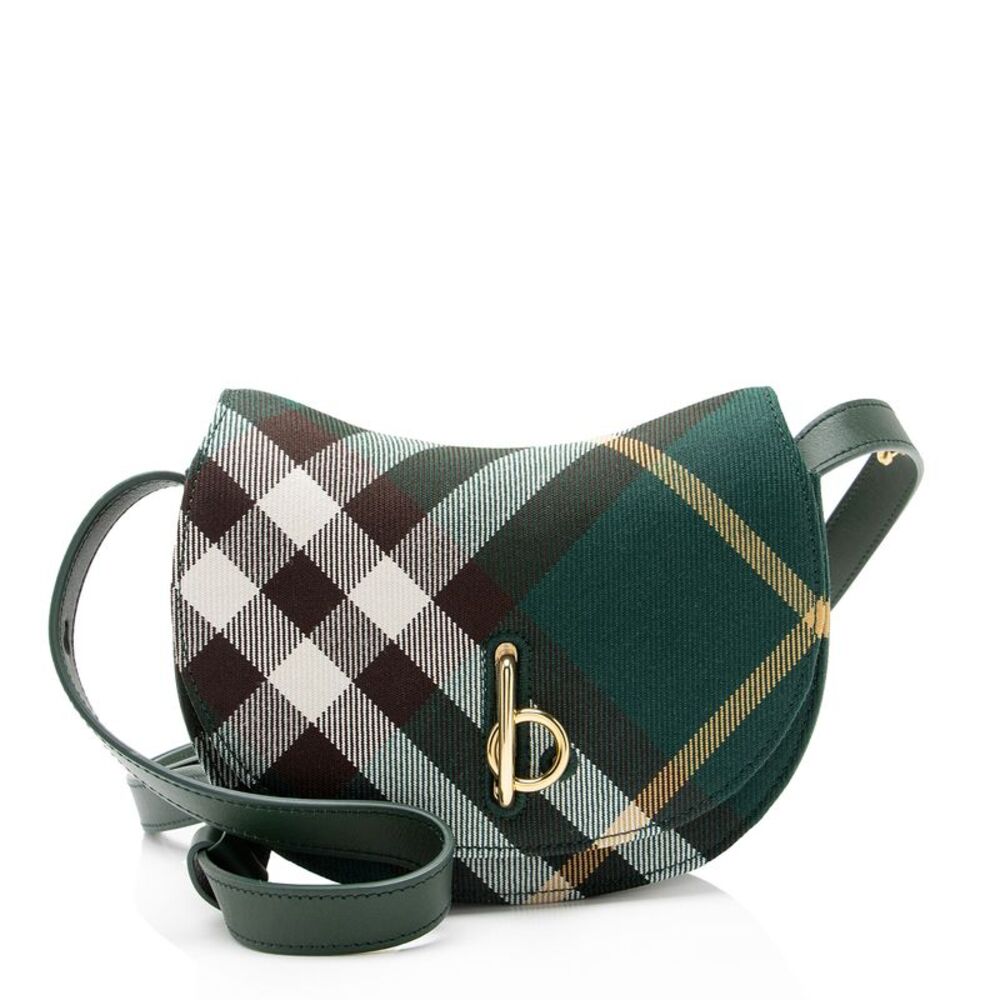 Burberry Mini Check Jacquard Rocking Horse Mini Shoulder Bag